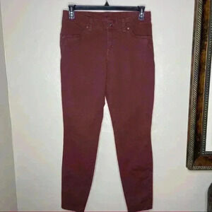 KUHL Women's Brooke Skinny Jeans Burgundy Pants Sz 10